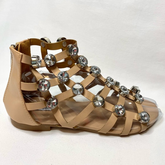 CAPE ROBBIN big gems rhinestone caged sandals ✨ - Picture 11 of 16